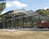 Travel Town Locomotive Pavilion Structure